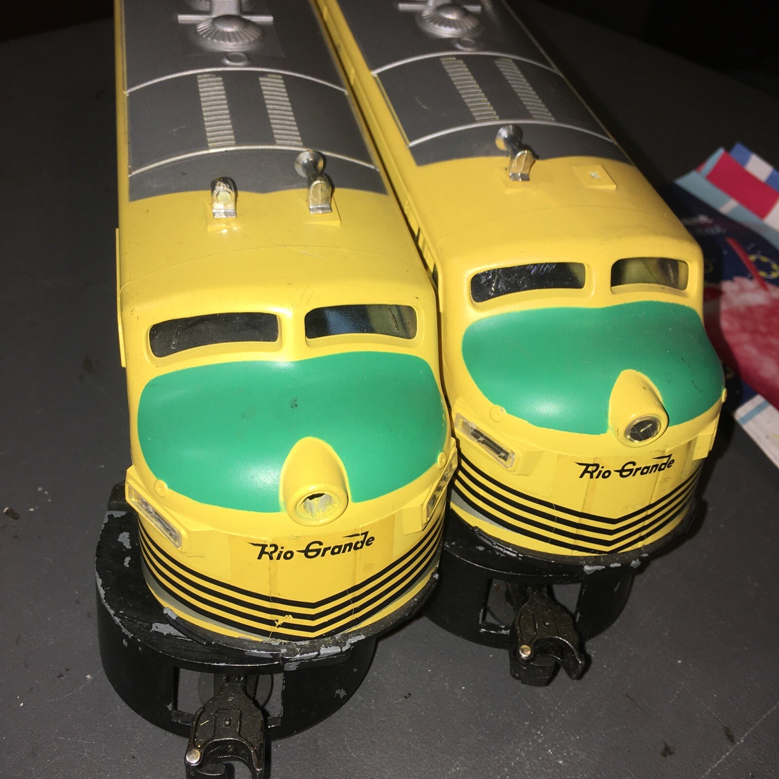 Lionel F-3’s AA #8464 & #8465 Rio Grande (“O”)￼