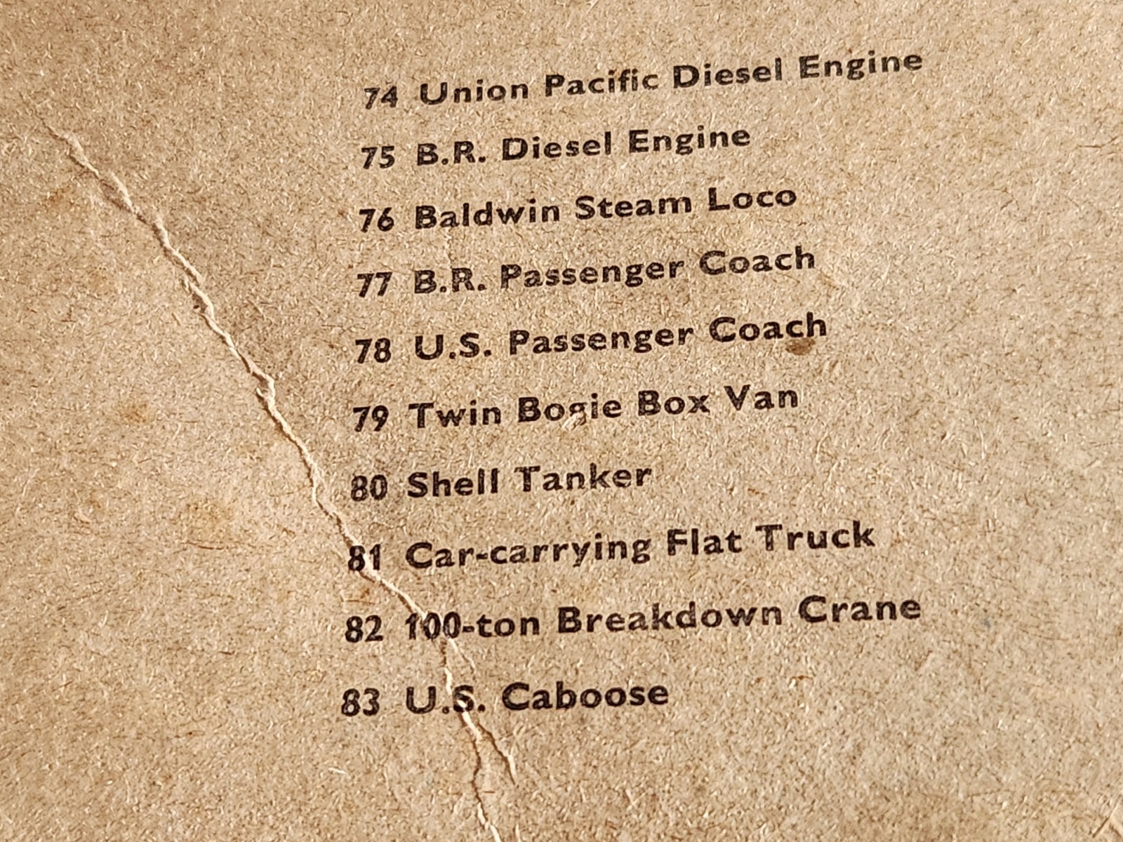 Lone Star Treble-O-Trains 76 Baldwin Steam Locomotive in Original Packaging