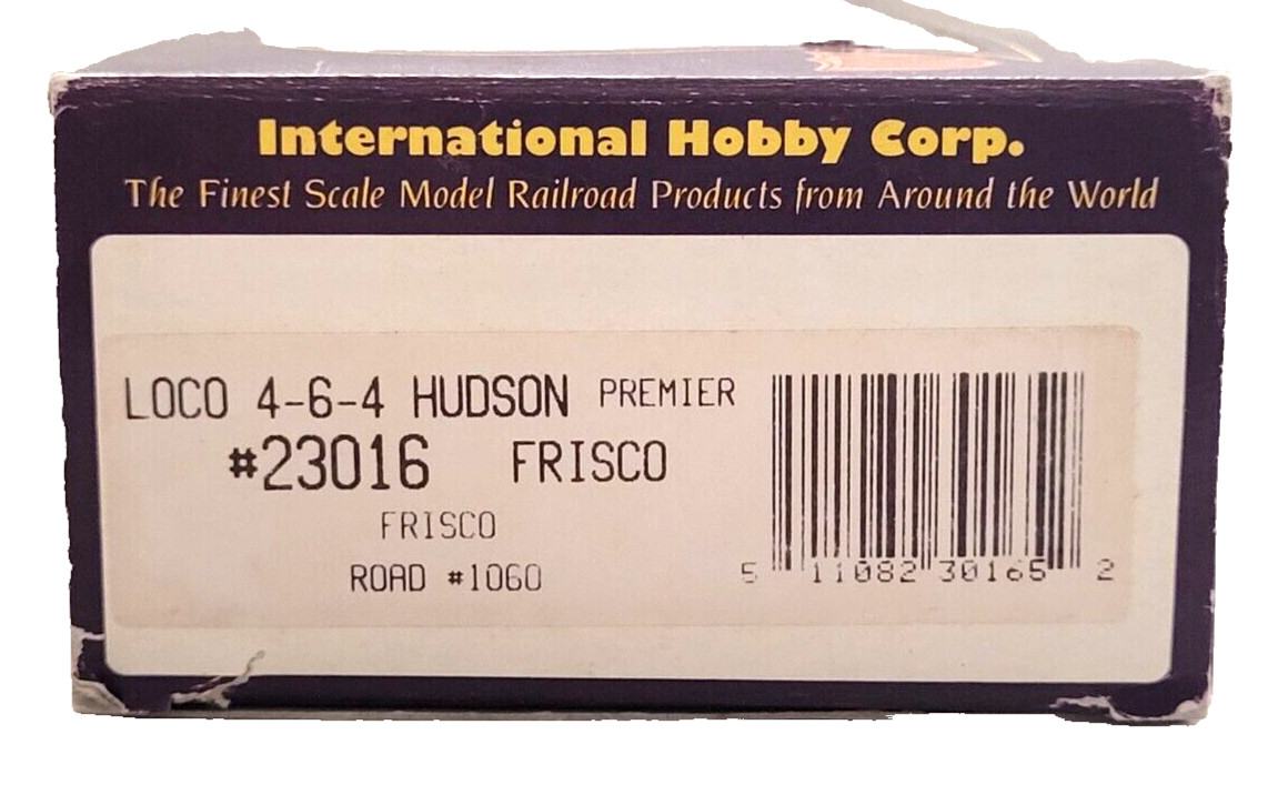 IHC Premier 23016 HO Scale 4-6-4 Hudson Frisco #1060 New