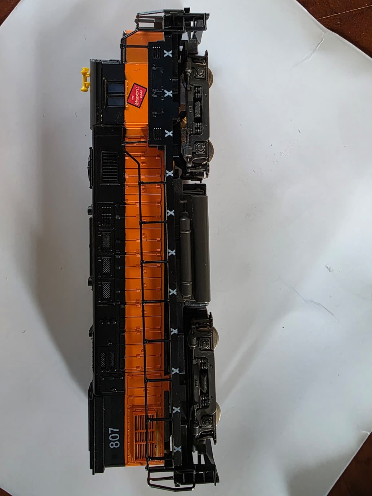 HO Scale AHM Alco Century 424 Milwaukee Road locomotive no 807 Vintage