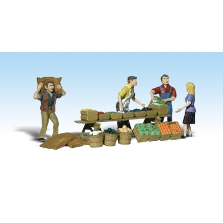 Woodland Scenics O Farmers Market WOOA2750 O Figures