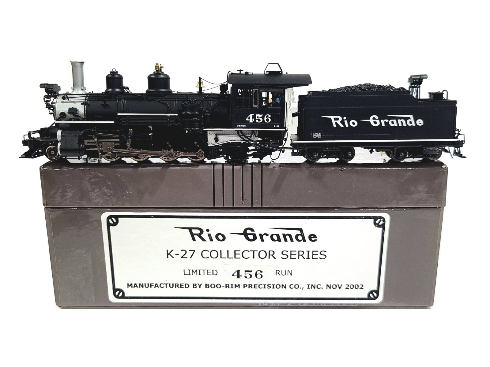 Division Point Boo-Rim D&RGW K-27 2-8-2 Denver & Rio Grande HOn3 Brass #27456G