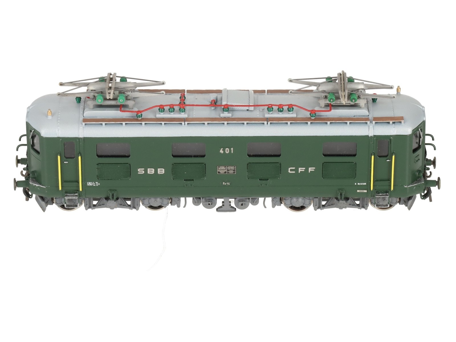 Metropolitan 736 HO Brass SBB RE 4/4 Electric Locomotive #401 LN/Box