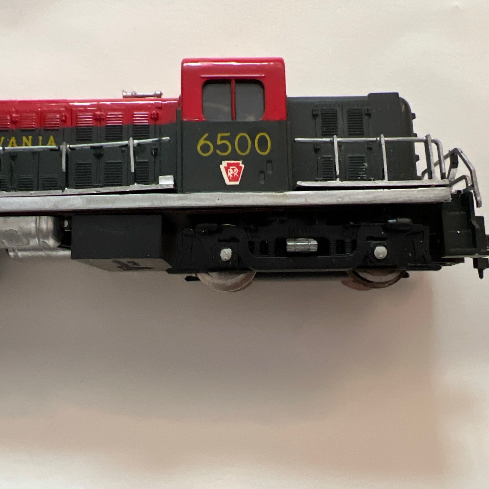 AHM HO Pennsylvania 6500 locomotive Red 2870 Diecast Yugoslavia