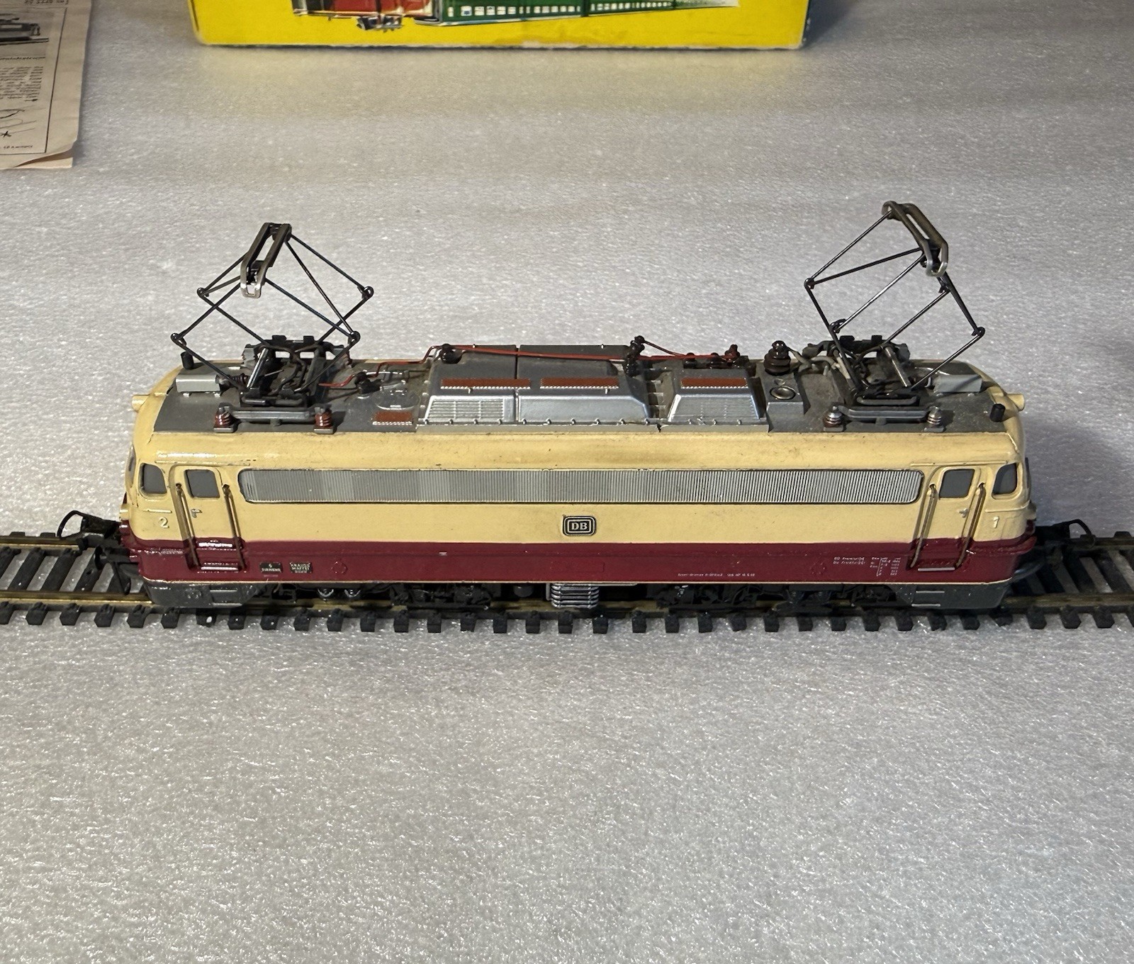Vintage German Trix Express HO Electric Locomotive 52-2448-00 w/Box Manual Video
