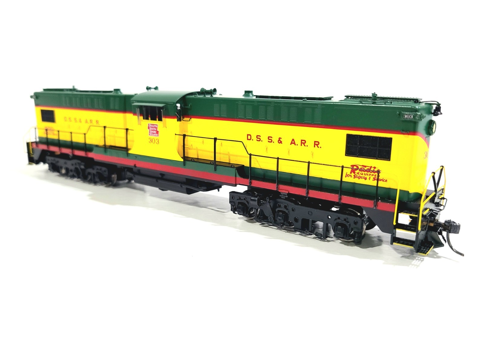 Division Point DSS&A Baldwin Center Cab Duluth South #303 HO Brass DP-3401.6 DCC
