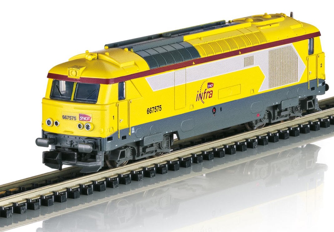 16707 Trix Minitrix Class BB 67400 Diesel Locomotive N-Scale DCC Sound