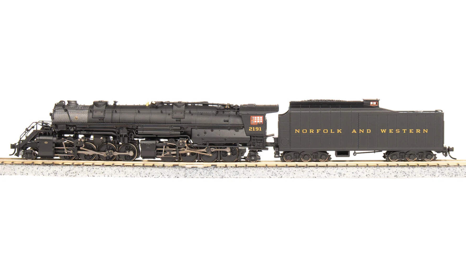 BLI 7222 N Scale Y6b 2-8-8-2 Steam Loco Norfolk Western N&W 2195 Paragon4 (Sound