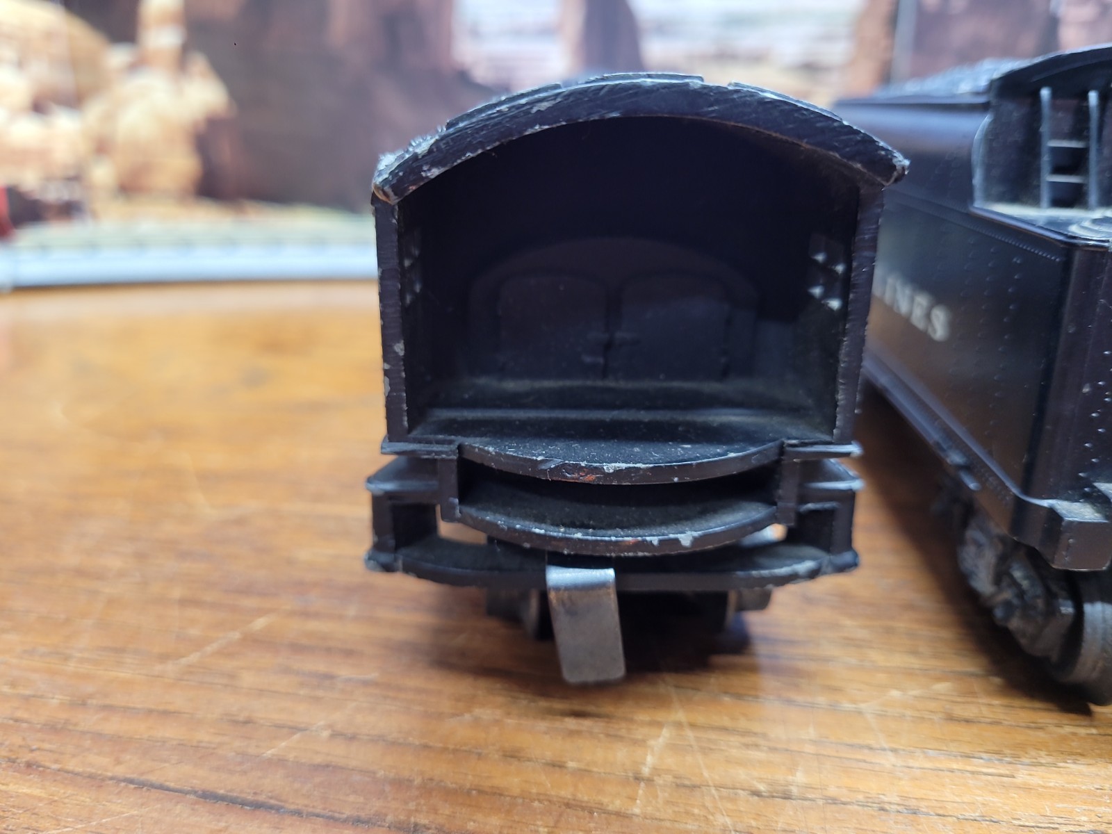 Lionel O Gauge 2-6-4 2026 Steam Locomotive And Tender For Parts Or Repair