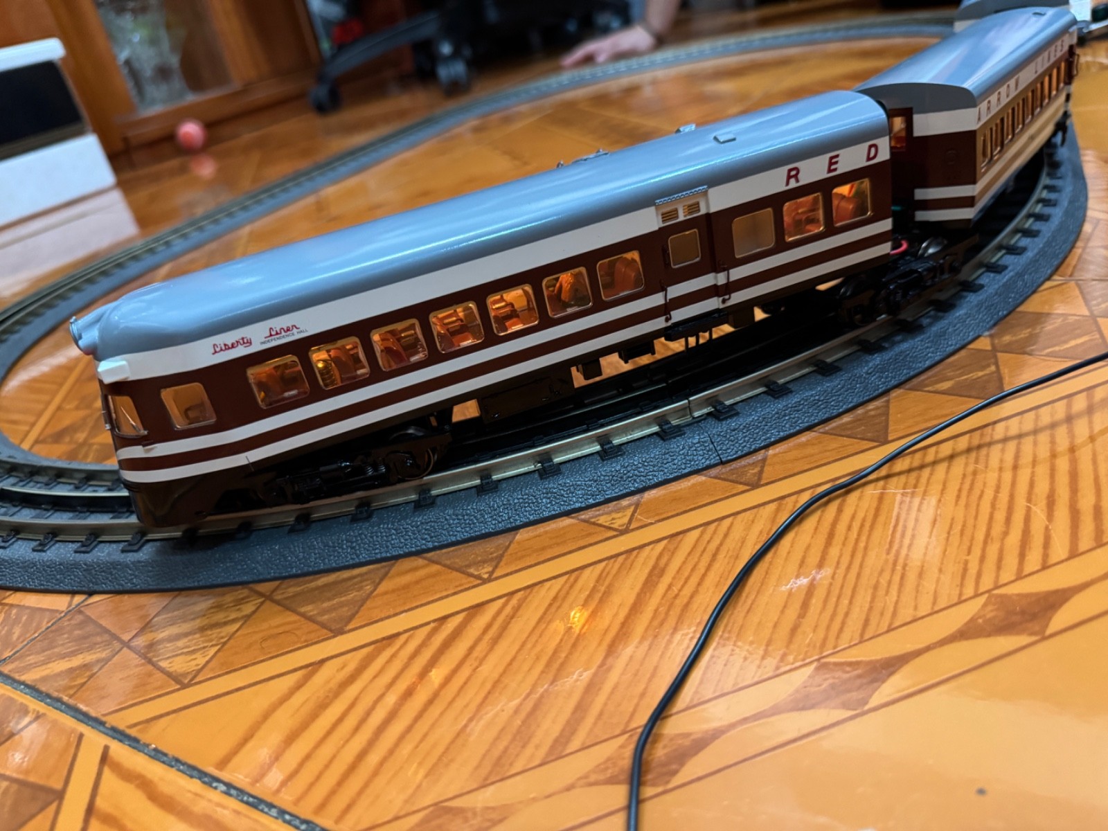 Sunset Models 3 Rail O Brass Red Arrow Lines Libertyliner (3-Rail)