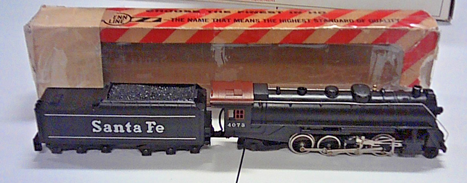 PENN LINE MIKADO 2-8-2 STEAM LOCOMOTIVE – SANTA FE #4073 – USED