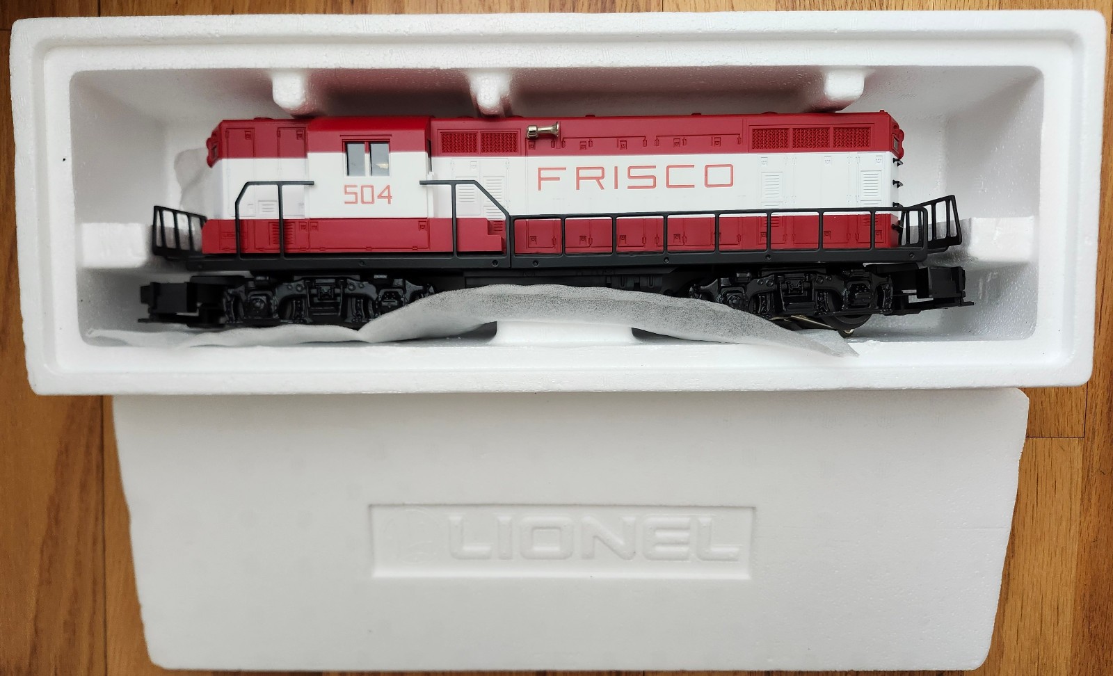 Lionel 6-18504 Frisco GP-7 Diesel Locomotive #504, new, no box, discounted