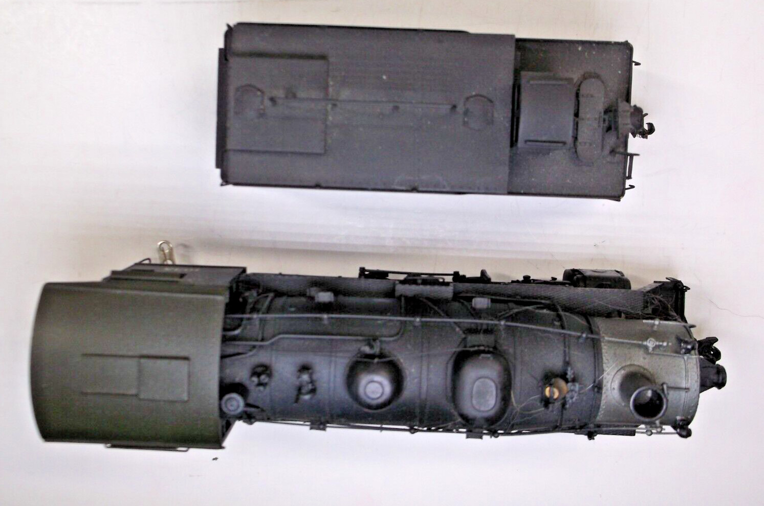 HO Hallmark brass SLSF class 1306 2-8-0 steam engine in original box (lot BB475)