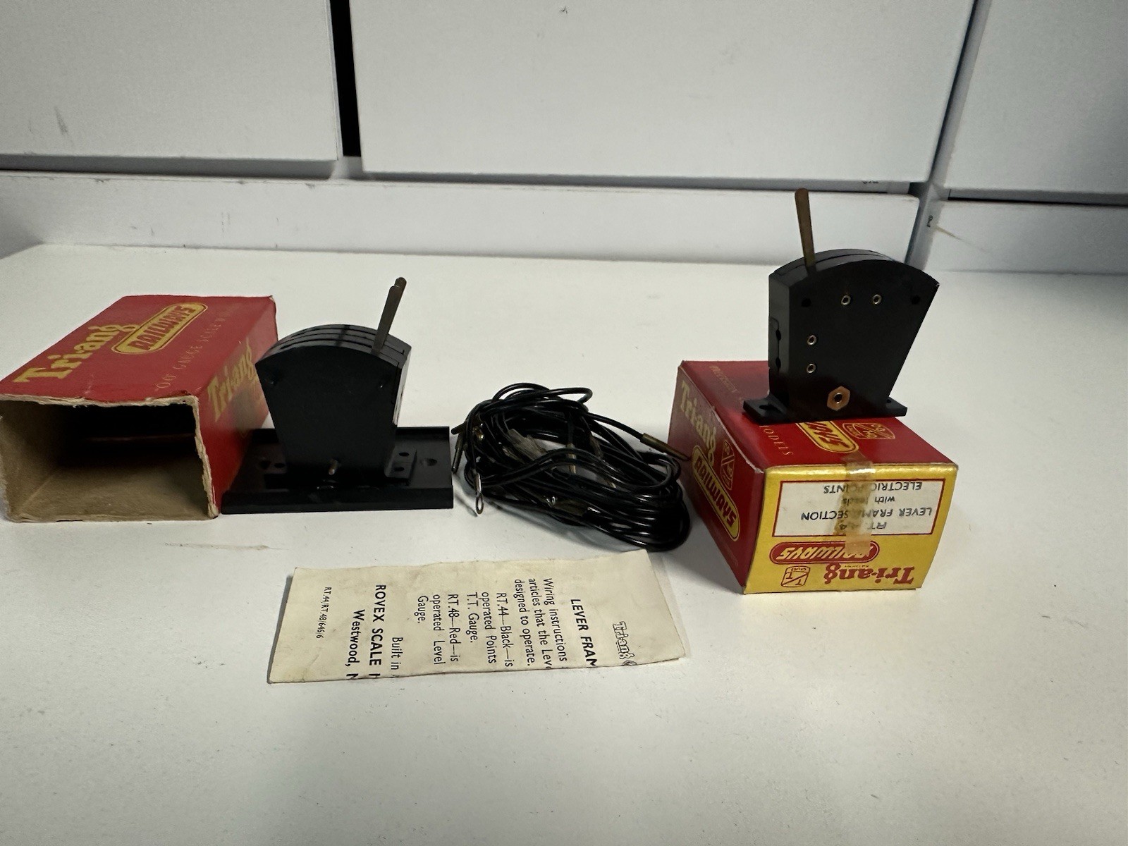 TRIANG RT44 & R144 SWITCHES X 2 BOXED