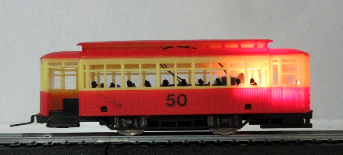VTG HO Scale RSO ATEST Z-75202 Dummy Trolley #50 YUGOSLAVIA / HTF COLLECTIBLE