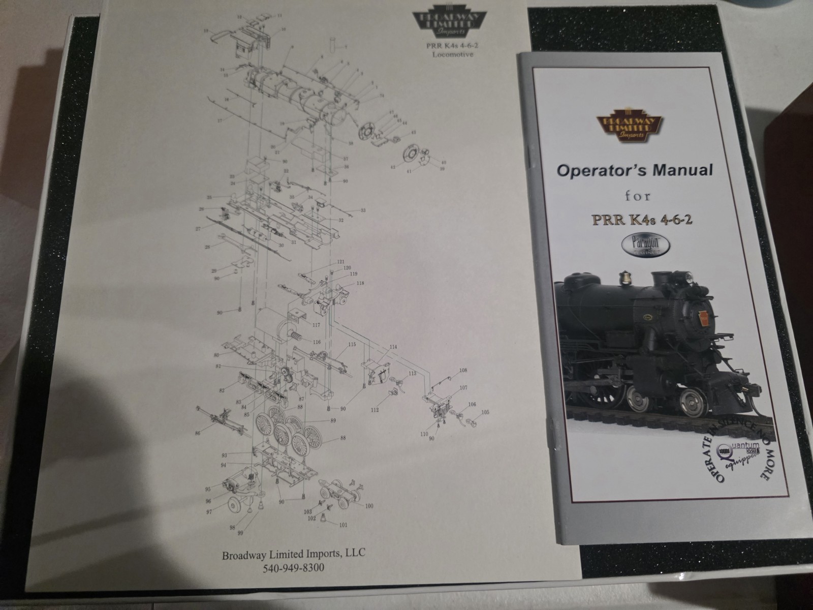 Broadway Limited HO 322 K4s 4-6-2 Pennsylvania PRR # 1453 DC DCC Sound Platinum