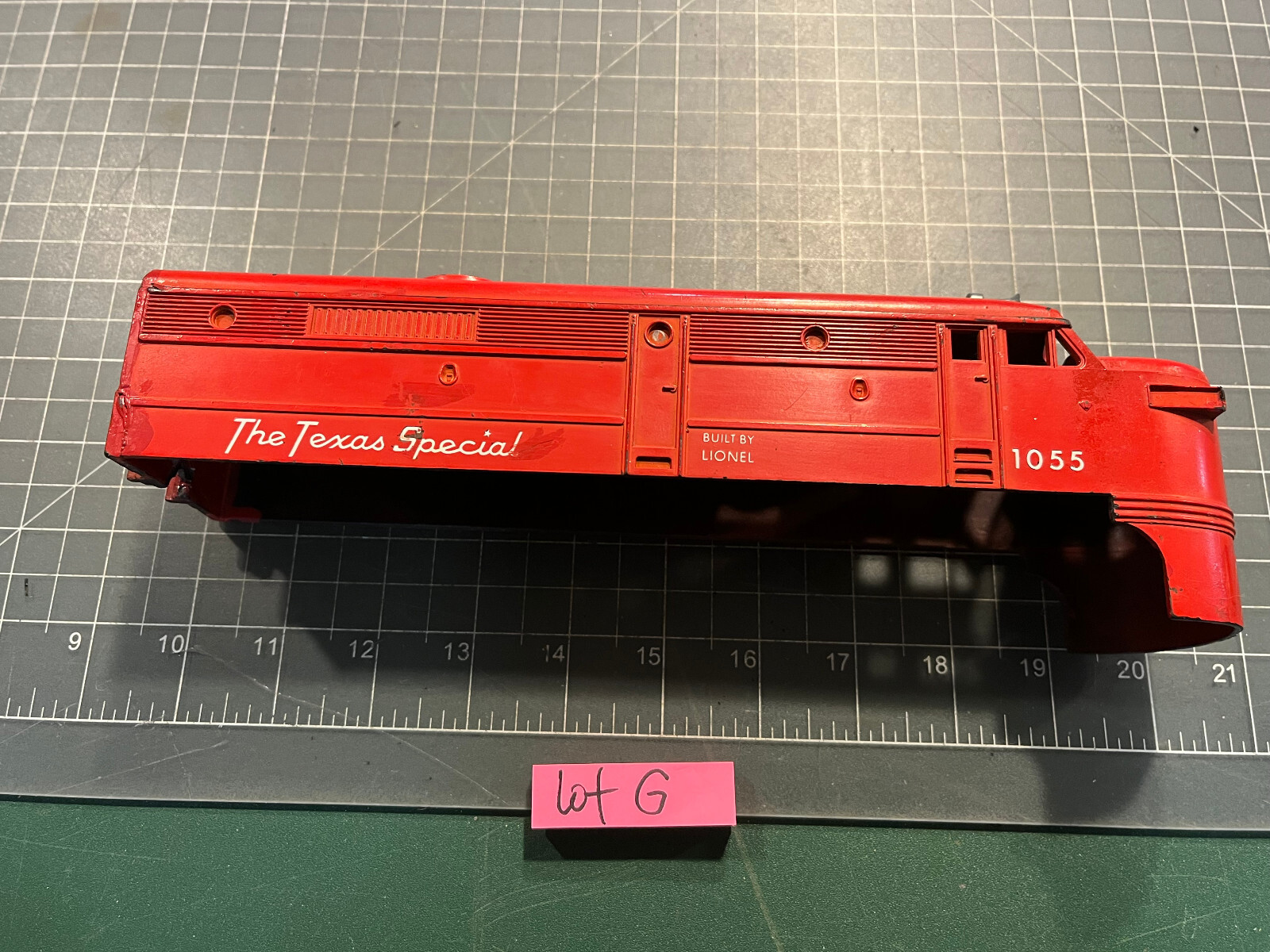 LIONEL Train 1055 TEXAS SPECIAL ALCO FA Diesel Locomotive SHELL ONLY PART LOT G