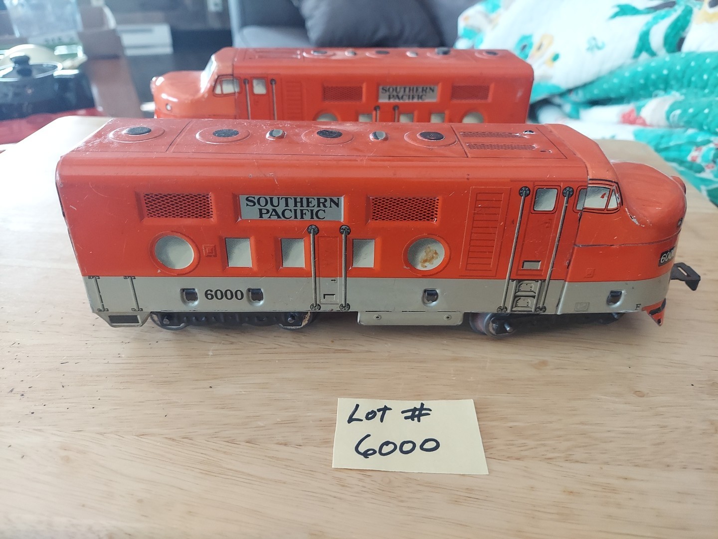 Marx Train 6000 Southern Pacific Diesel Locomotive metal Lot #6000