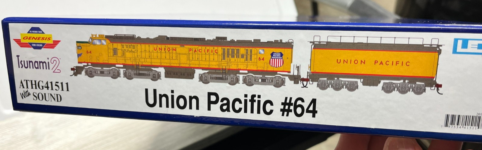 Athearn Genesis HO G41511 Gas Turbine w/Tender UP #64 DCC and Sound NEW