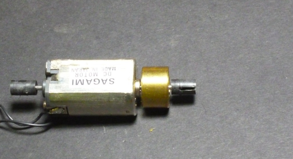 Ho Diesel locomotive motor brass flywheels