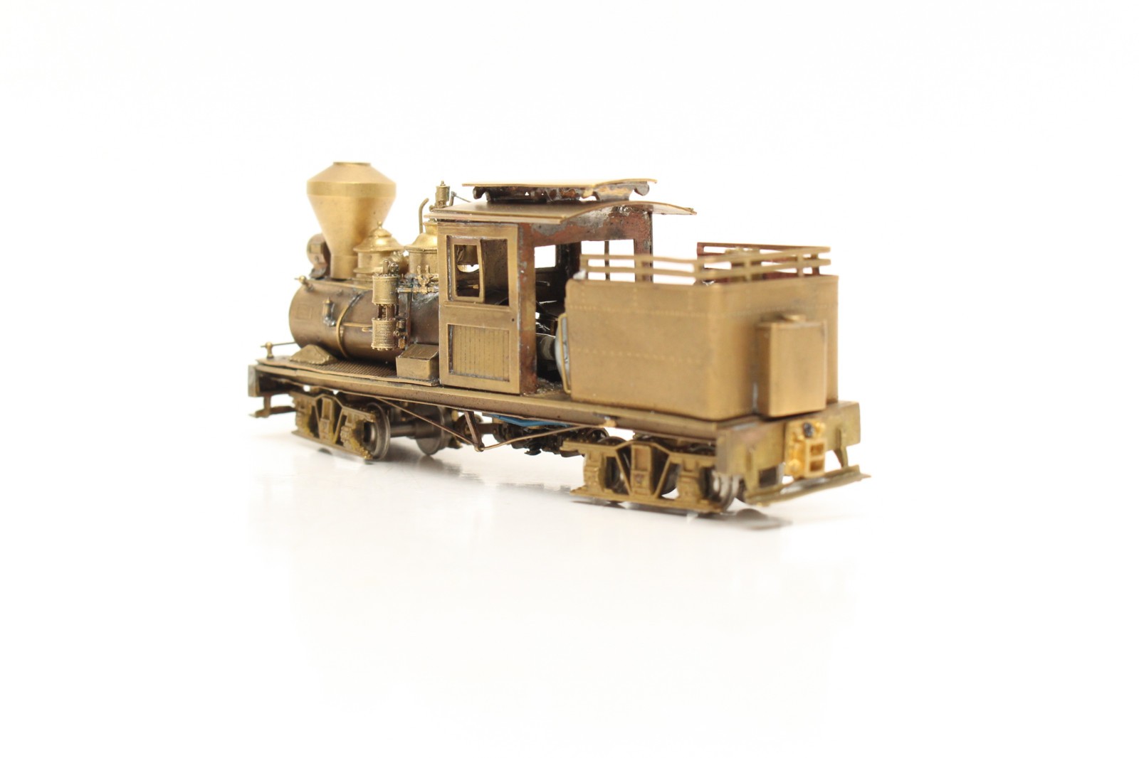 HON3 BRASS WESTSIDE WMC CLASS A 20 TON 2 TRUCK SHAY BACKDATED FLUTED DOMES MORE!