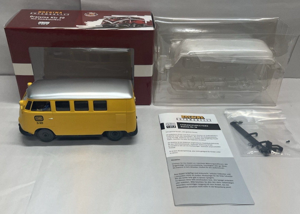 Brekina Draisine Klv 20 mit Kombiaufbau Uhlenbrock digital NEW TRAIN MIB VW VAN