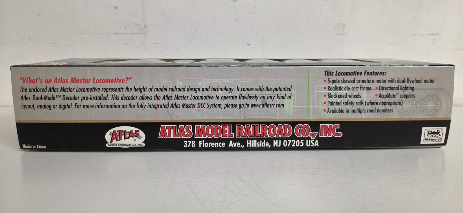Atlas Master Series 9554 FM H16-44 Santa Fe #3007 W/DCC/DC/LED