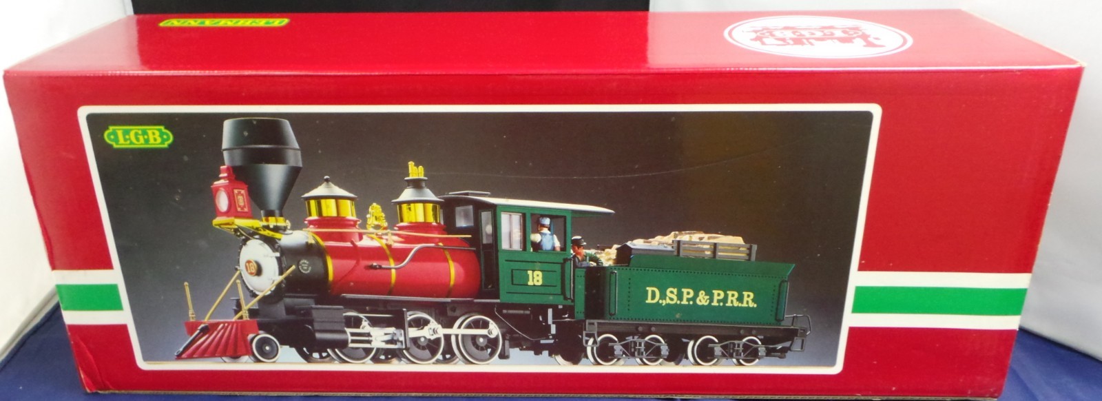 Lehmann LGB 2028D DSP & PRR #71 Steam Locomotive Engine & Tender G Scale NEW