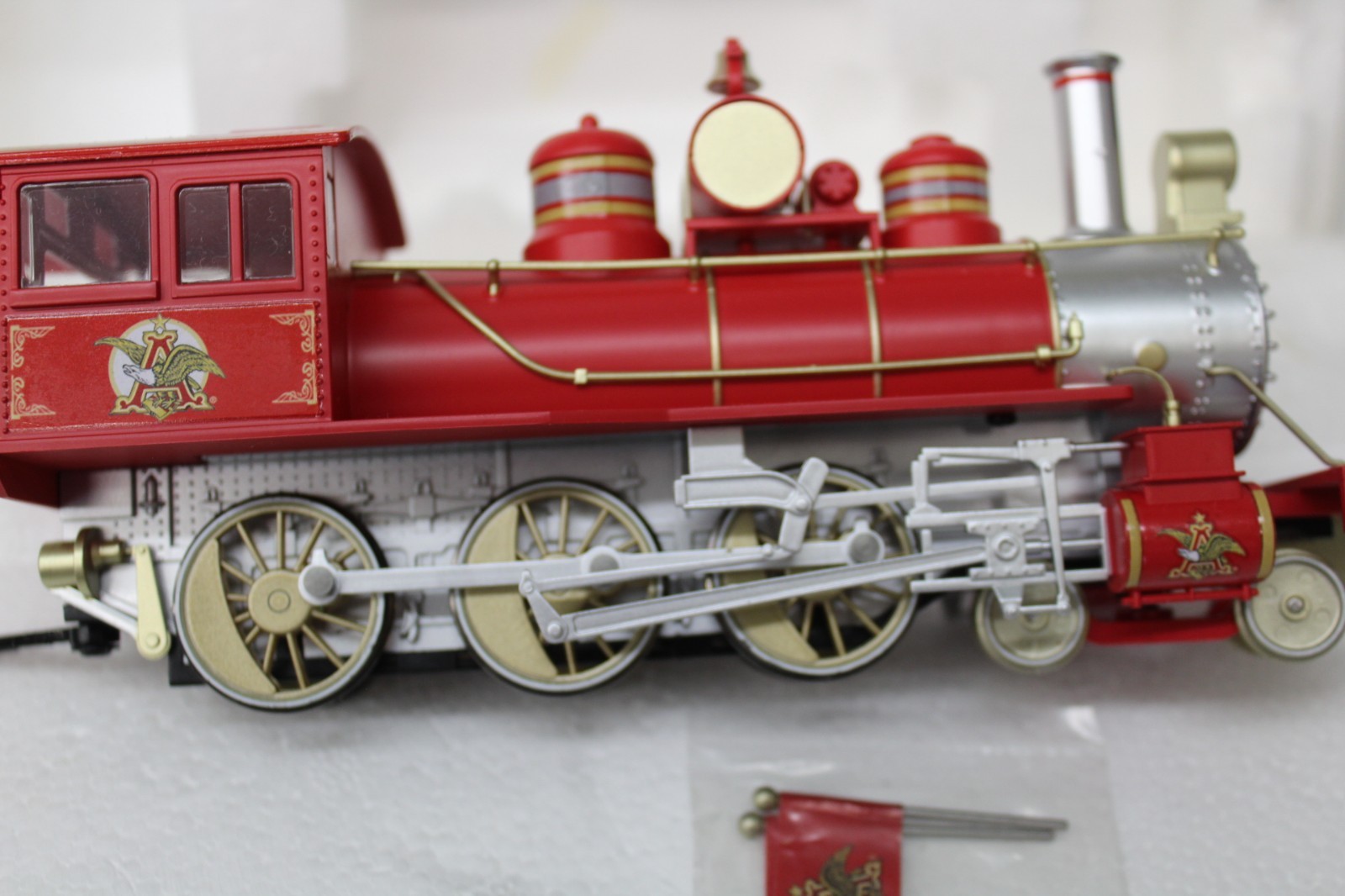 Hawthorne Village Budweiser Train Locomotive & Tender Holiday Express Bradford