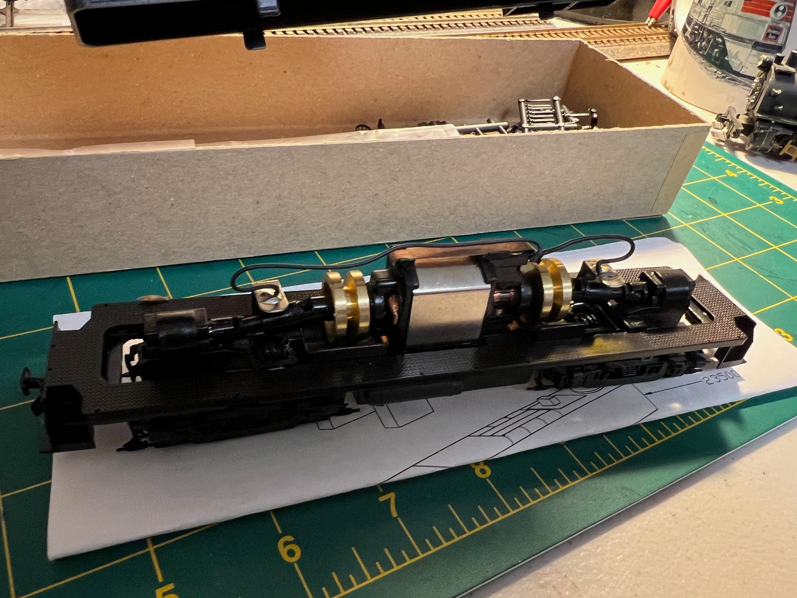 Roundhouse 2399 HO Alco RS-3 Diesel Locomotive Norfolk & Western 307 complete OB
