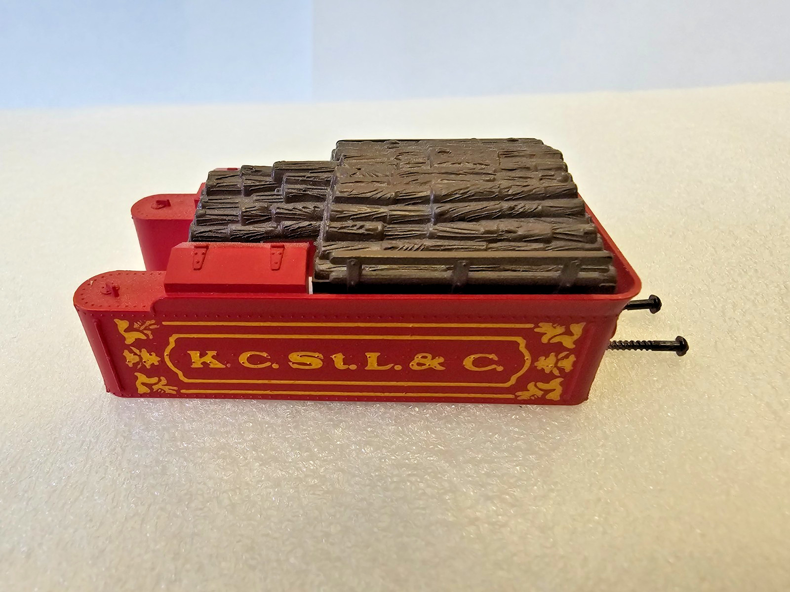 HO Scale Pocher / Rivarossi K.C.St.L.&C. JW Bowker 2-4-0 Tender Car Shell