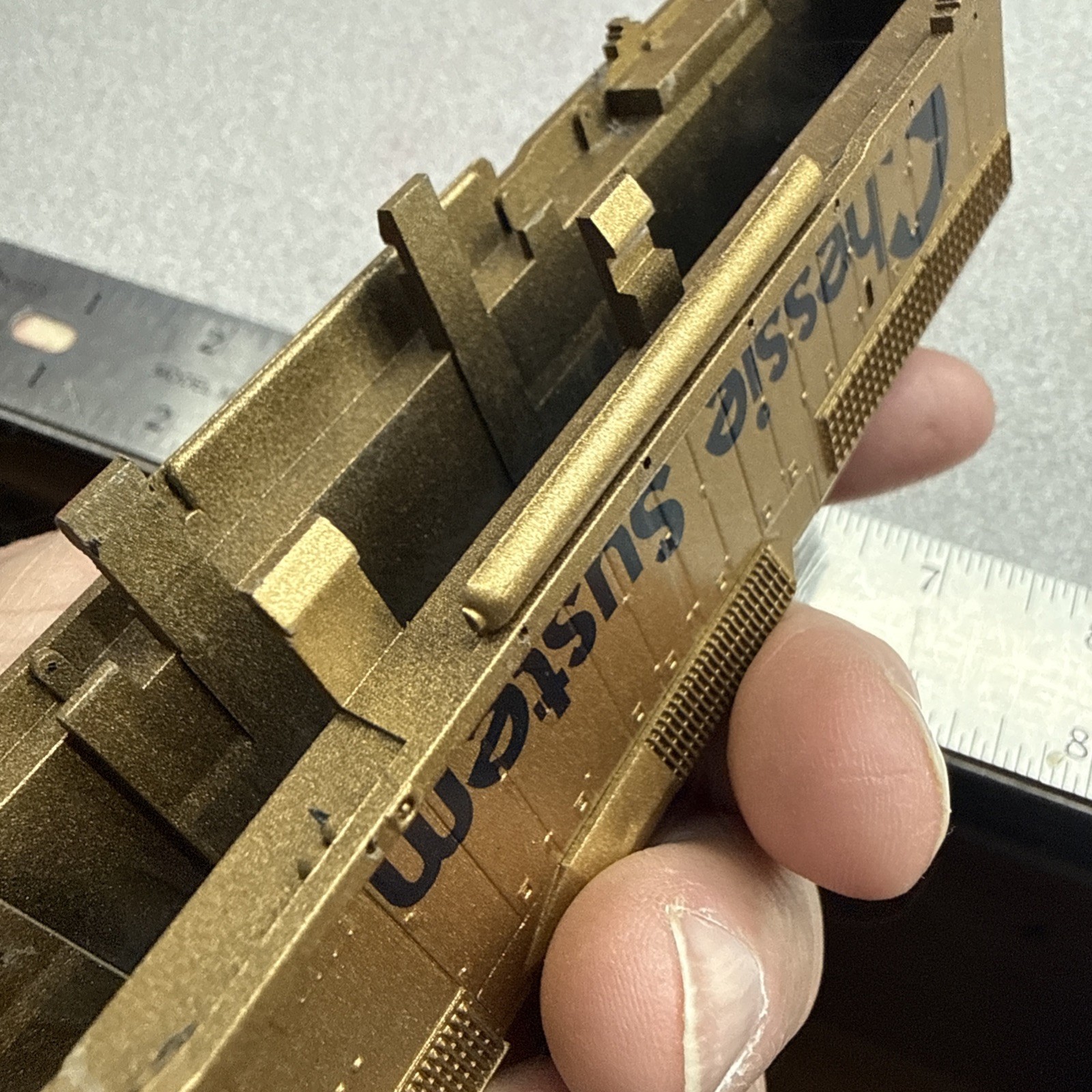 ATHEARN Shell GP40 HO B&O CHESSIE SYSTEM GM50 Special Run Gold Paint Shell Only