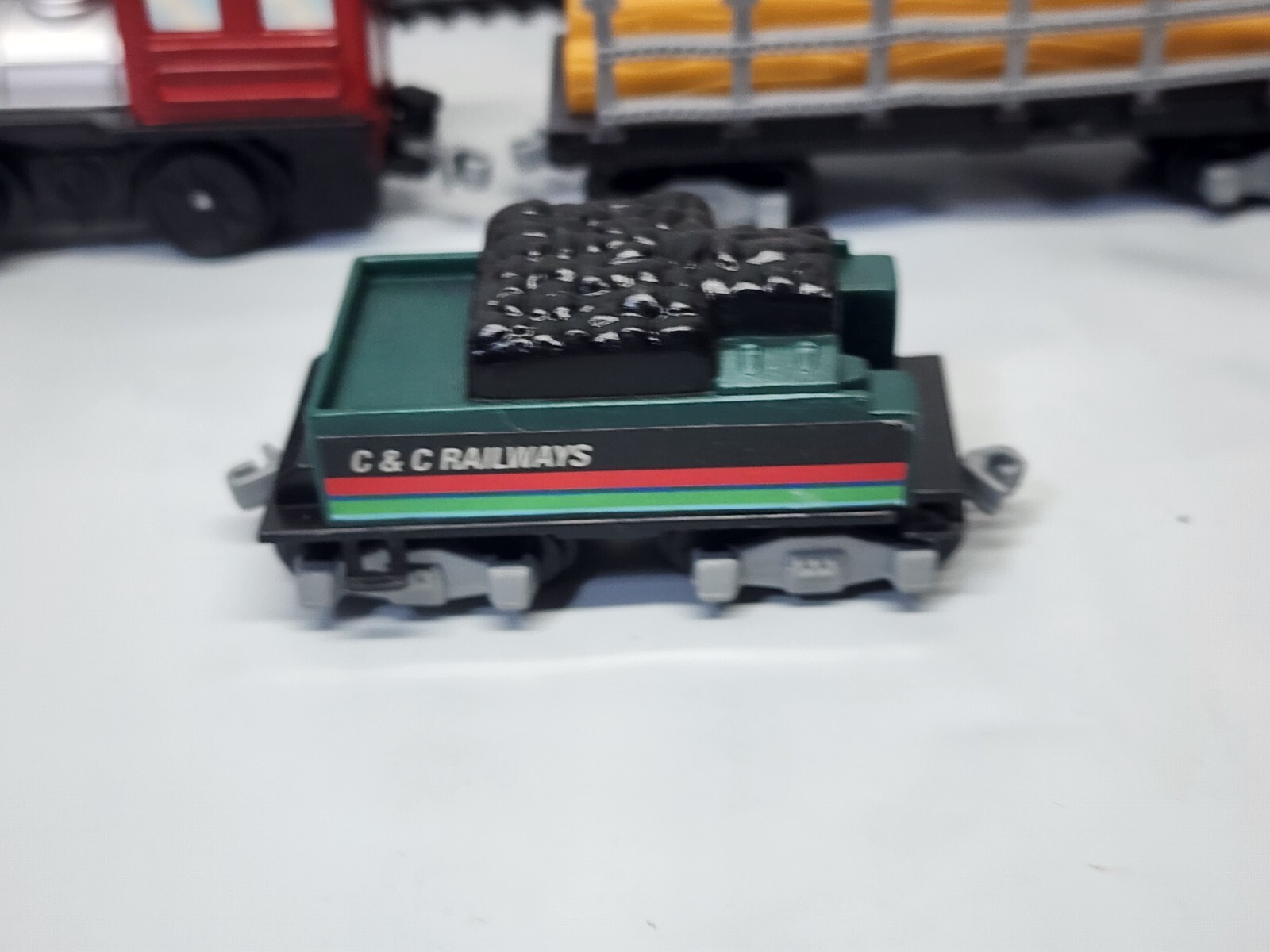 Cobblestone Corners C&C Railways Engine Tender Cars and Track
