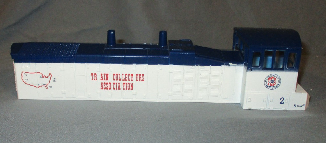 K-Line 2222 Train Collectors Association #2 MP-15 Diesel Shell (only) O/027 ga.