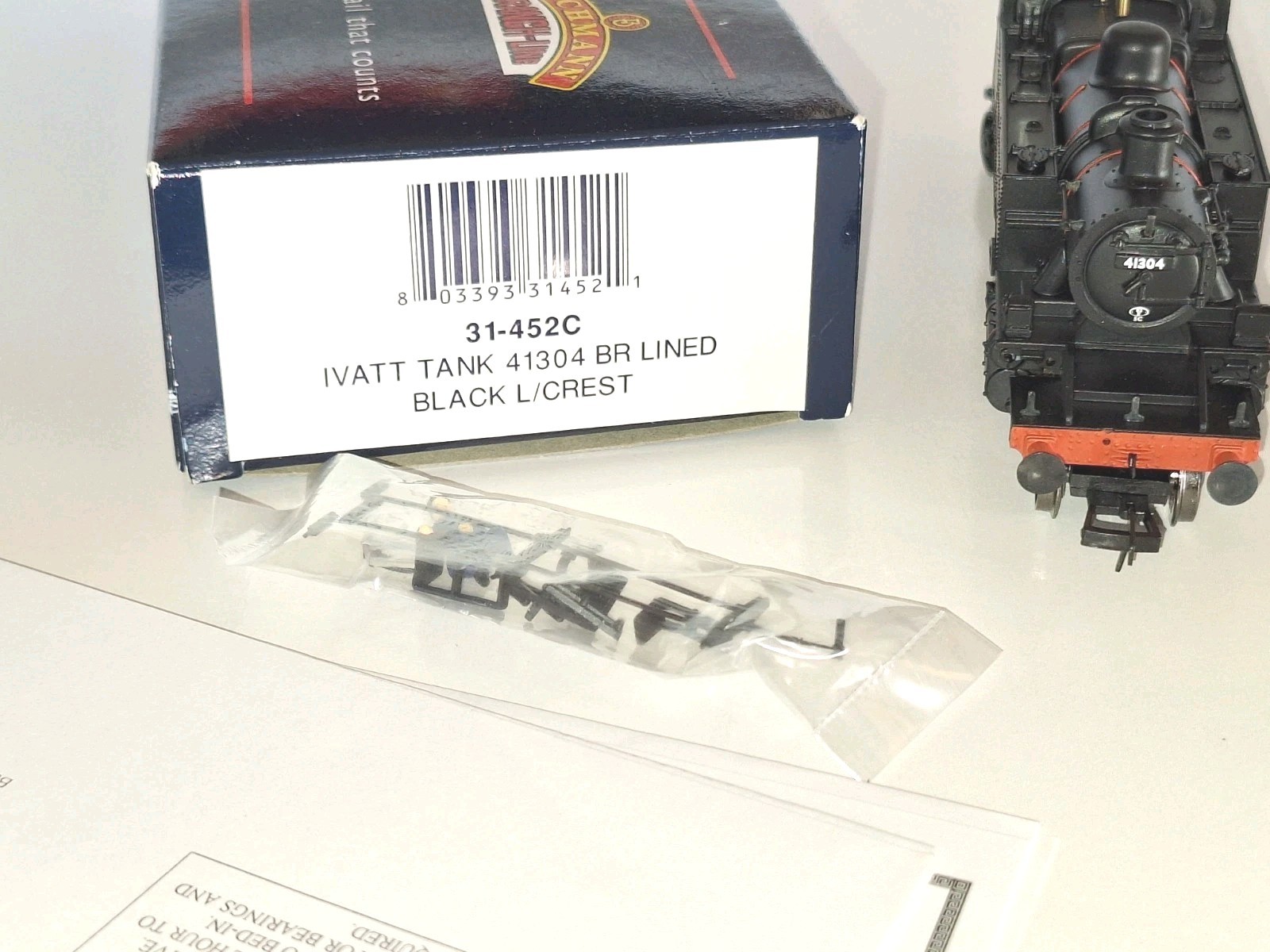 Bachmann 31452C Ivatt BR Tank. New Old Stock. Mint Cond.2 Rail DC Boxed.OO Scale