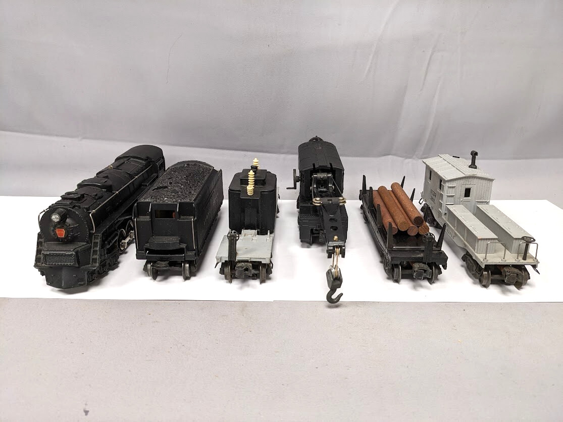 Lionel No.1447WS Steam Locomotive 4 Car Freight Set Circa 1948 O/Boxes C-7+