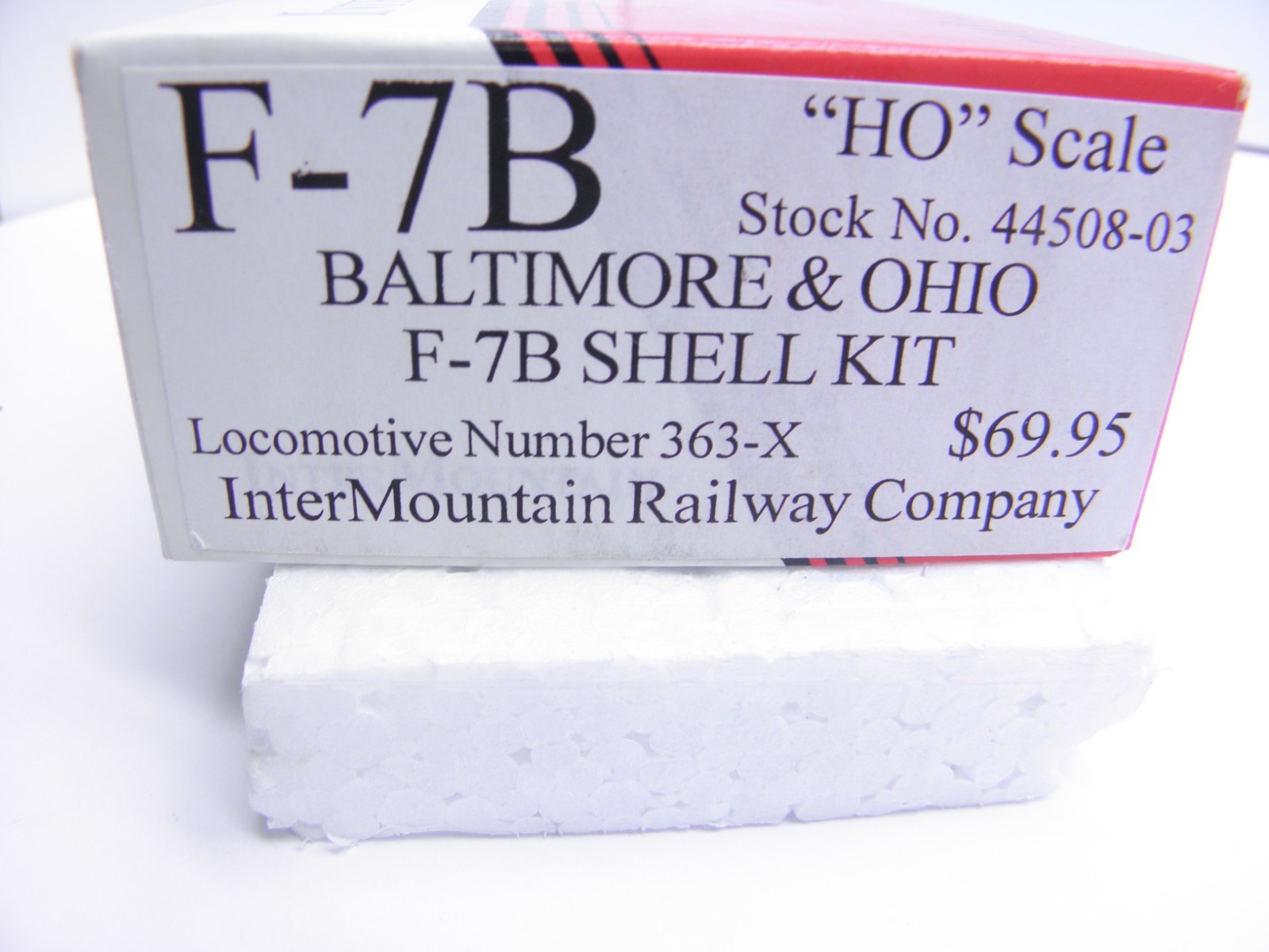 INTER MOUNTAIN – F-7B LOCOMOTIVE SHELL KIT BALTIMORE & OHIO #363- X HO SCALE KIT