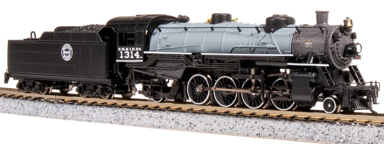 BROADWAY LIMITED 7857 N SCALE USRA LIGHT MIKADO, DMIR 1320 PARAGON4 SOUND/DC/DCC