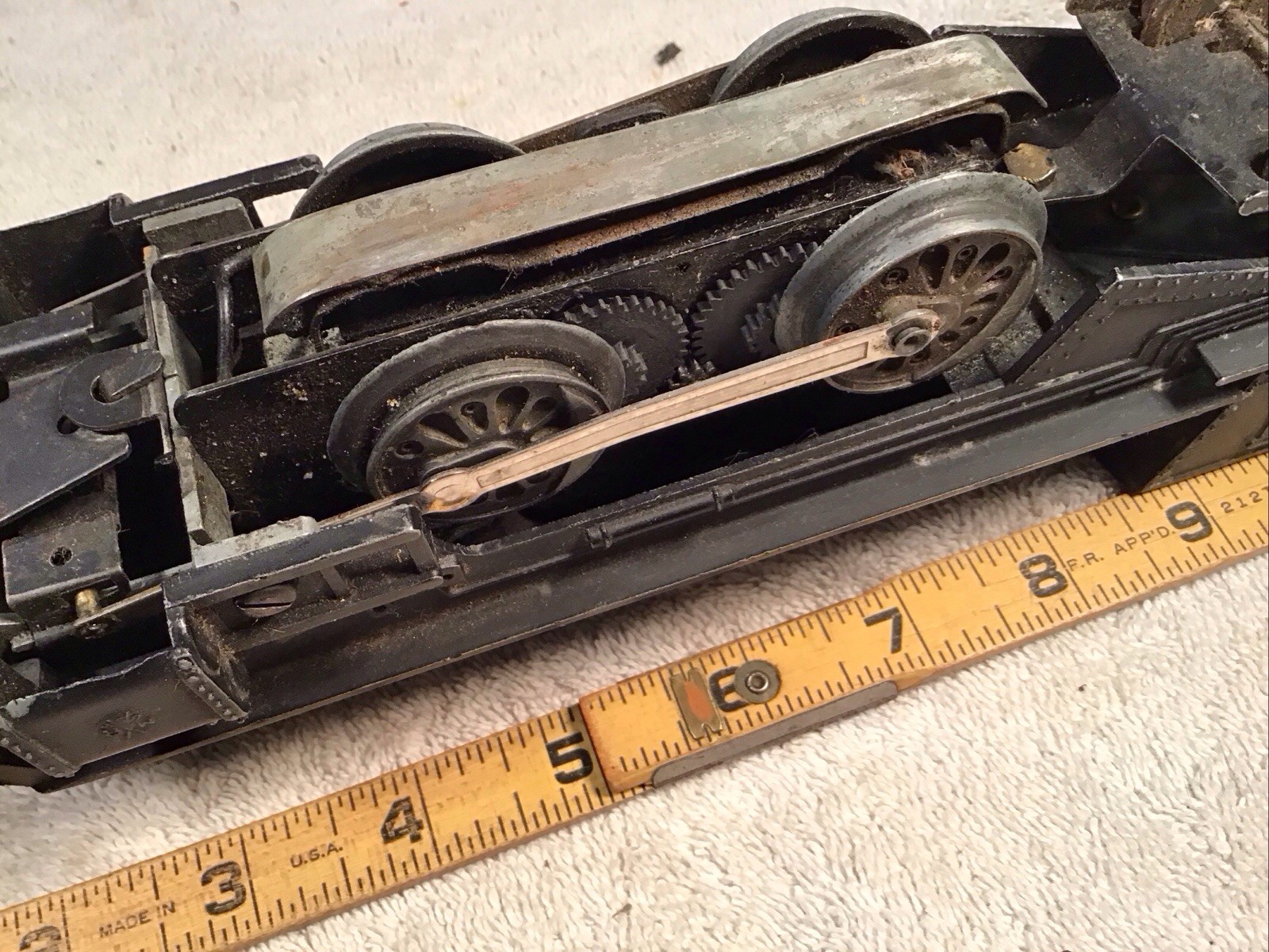 Vintage Marx 666 O Gauge Steam Locomotive 2-4-2 Untested