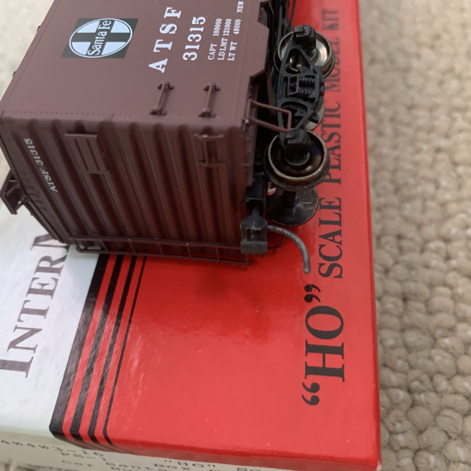 InterMountain Railway HO Santa Fe 40′ PS-1 Boxcar – LN! Assembled 🤩