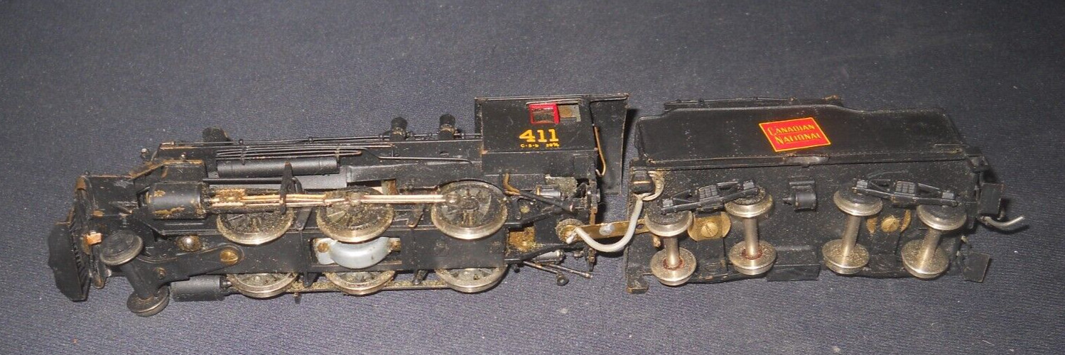 HO PFM/Toby Canadian National #411 D-C5b 2-6-0 Tested & Runs
