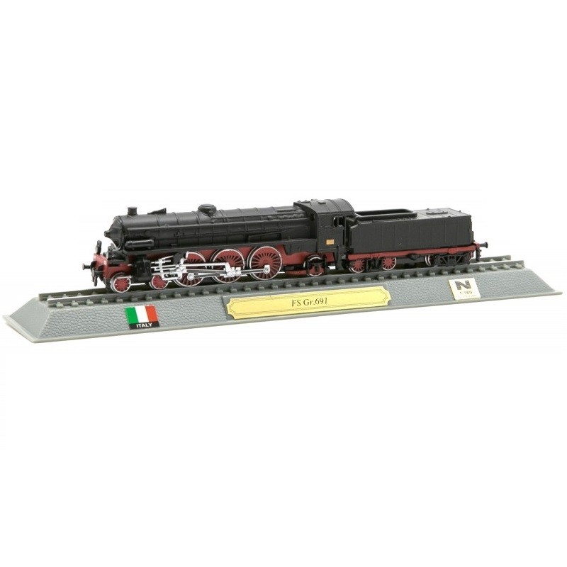 FS Gr.691 Italy 1:160 Railroad locomotive DelPrado 076