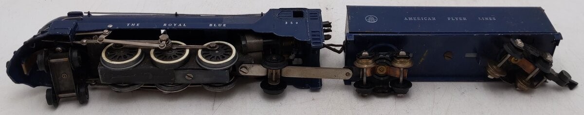 American Flyer 350 Vintage S B&O The Royal Blue 4-6-2 Diecast Steam Locomotive
