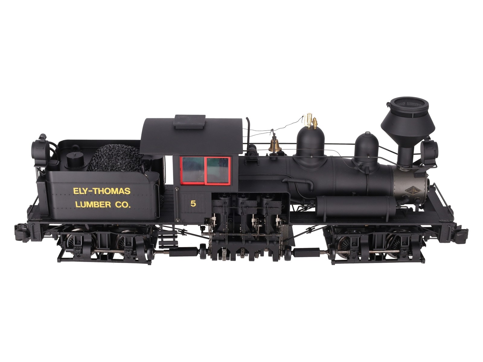 Bachmann 81198 G Gauge Ely Thomas 36-Ton Two-Truck Shay Steam Loco #5 w Sound EX