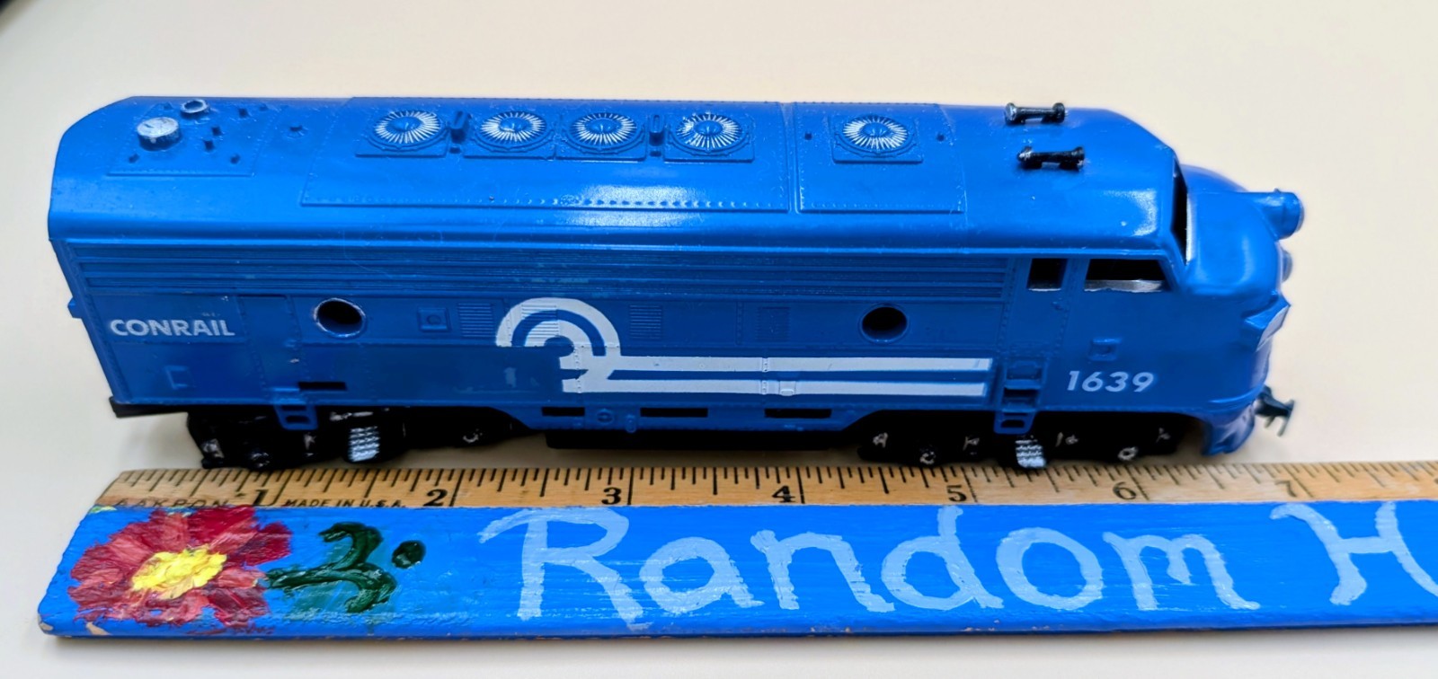 Vintage Powered Life Like HO F7 Conrail Diesel Locomotive 0697