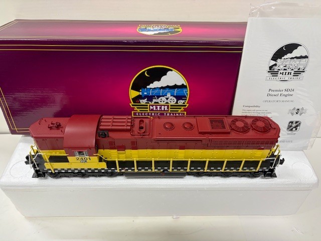 MTH PREMIER 20-21329-1 WISCONSIN CENTRAL SD24 #2401 DIESEL W/ PROTO SOUND 3.0