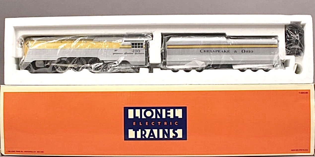 Lionel 6-18043 CHESAPEAKE & Ohio C&O 4-6-4 Hudson Steam Engine #490 O-Gauge 3RL