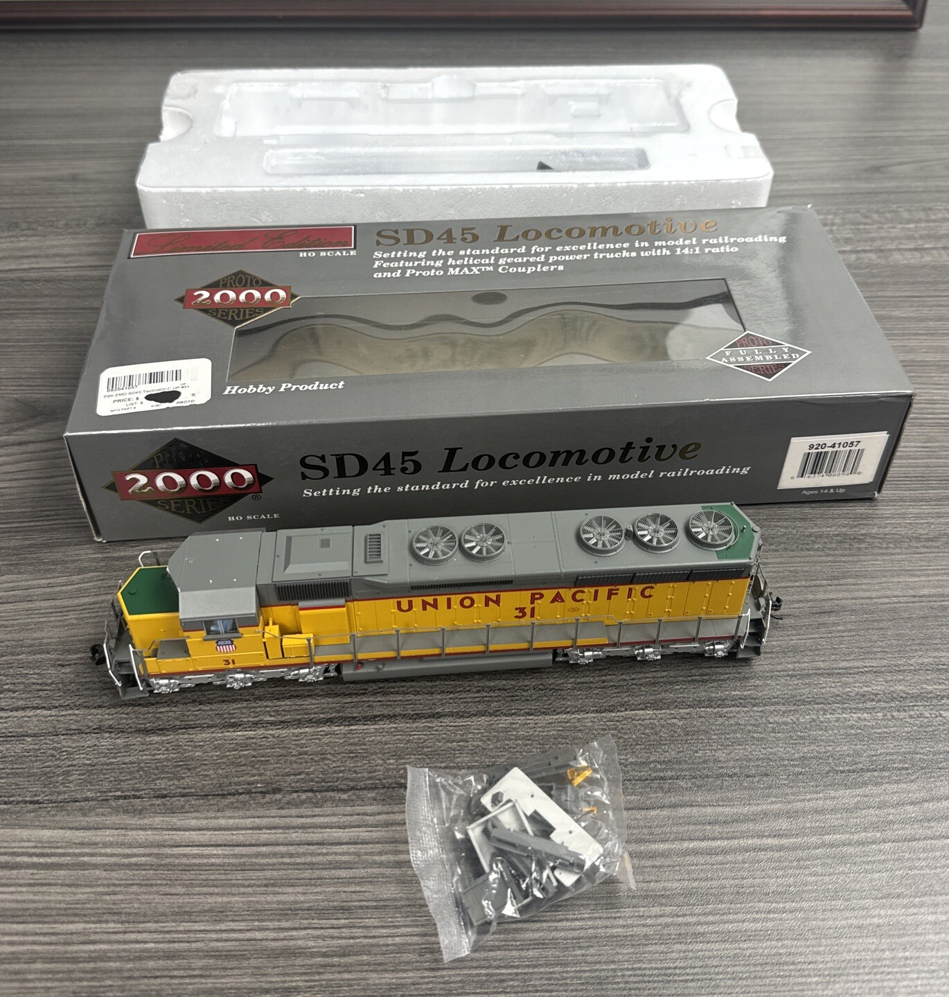 Proto 2000 HO Scale #920-41057 EMD SD45 Locomotive UP #31 w/Sound & DCC – Used!