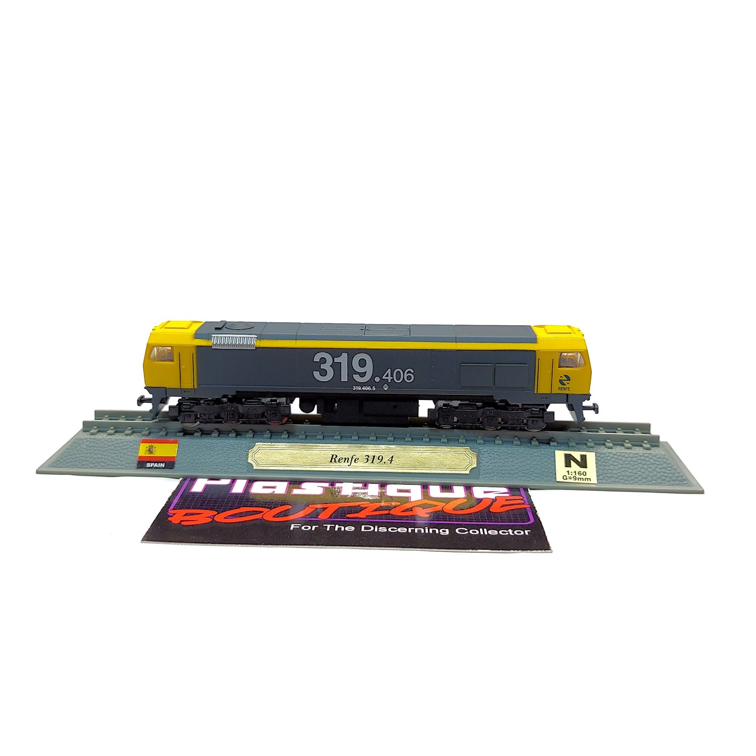 Del Prado Renfe 319.4 1:160 #27 STATIC MODEL LOCOMOTIVE TRAIN ENGINE COMPLETE