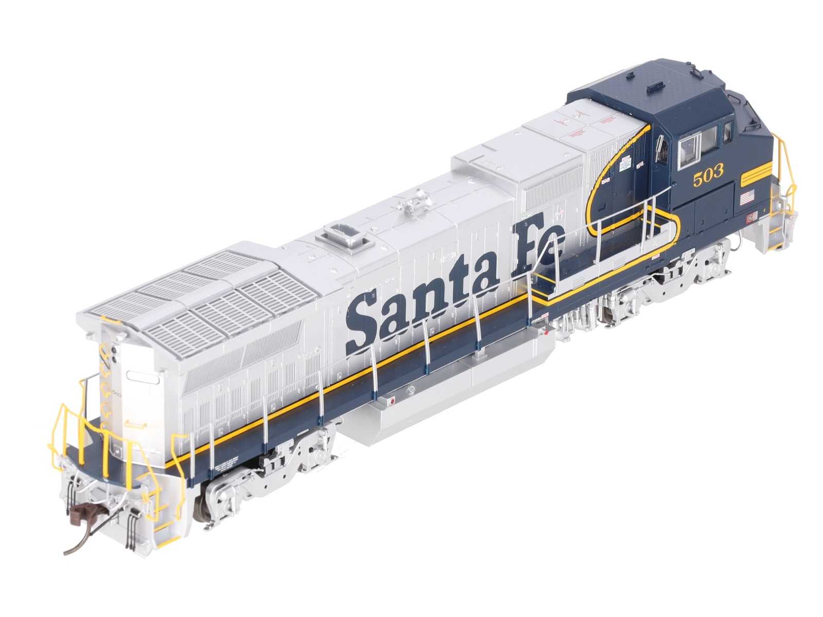 Atlas 10004341 HO Dash 8-40BW Sante Fe Blue Bonnet #503 EX/Box
